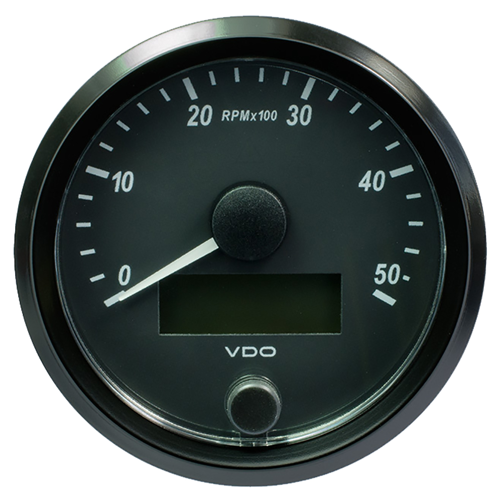 VDO SingleViu 80mm (3-1/8") Tachometer - 5000 RPM