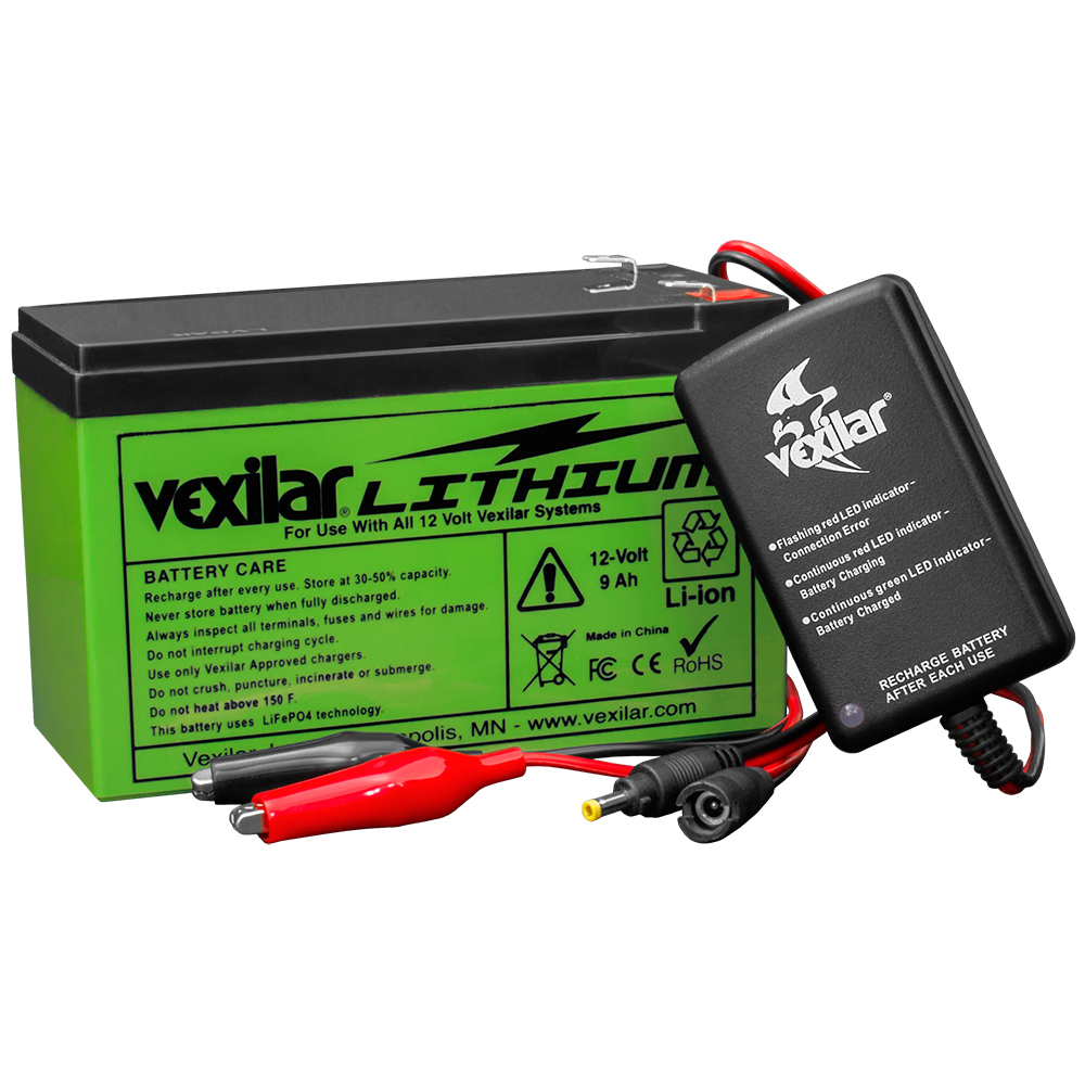 Vexilar 12V Lithium Ion Battery & Charger
