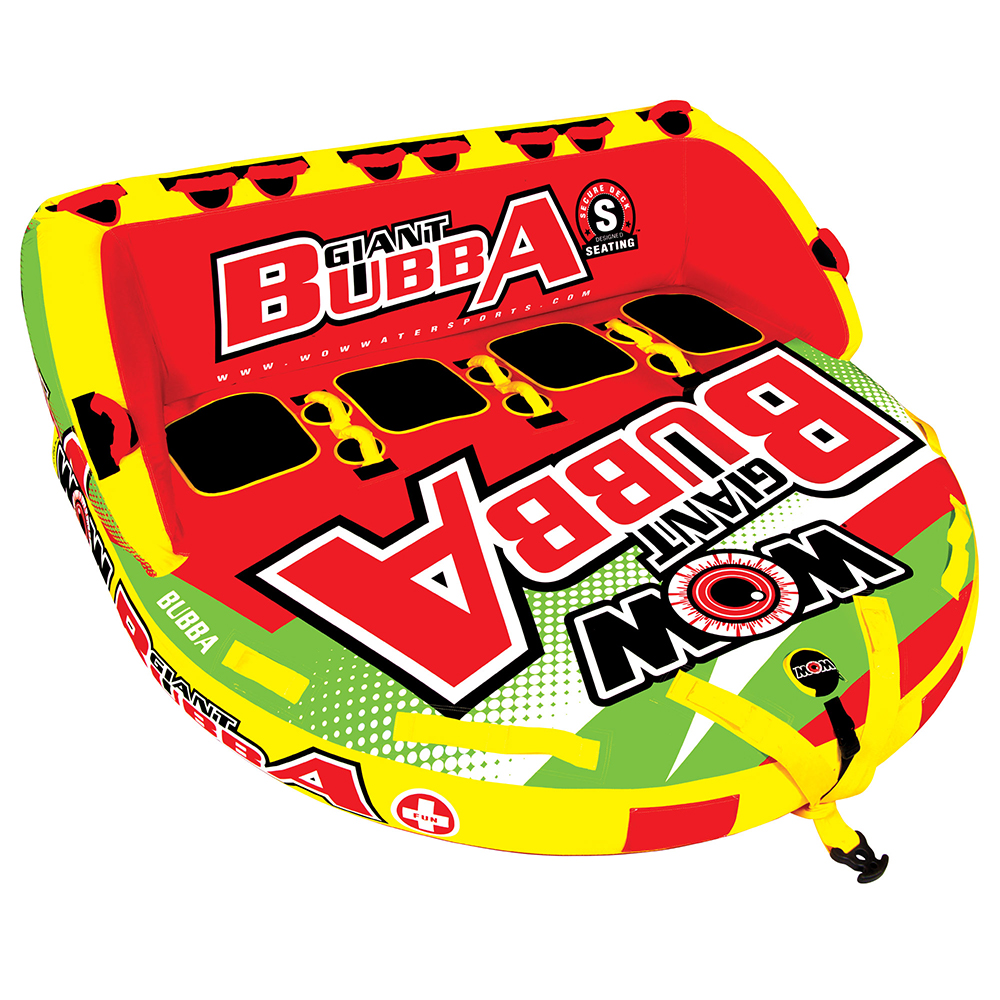 WOW Watersports Giant Bubba HI-VIS 4P Towable - 4 Person