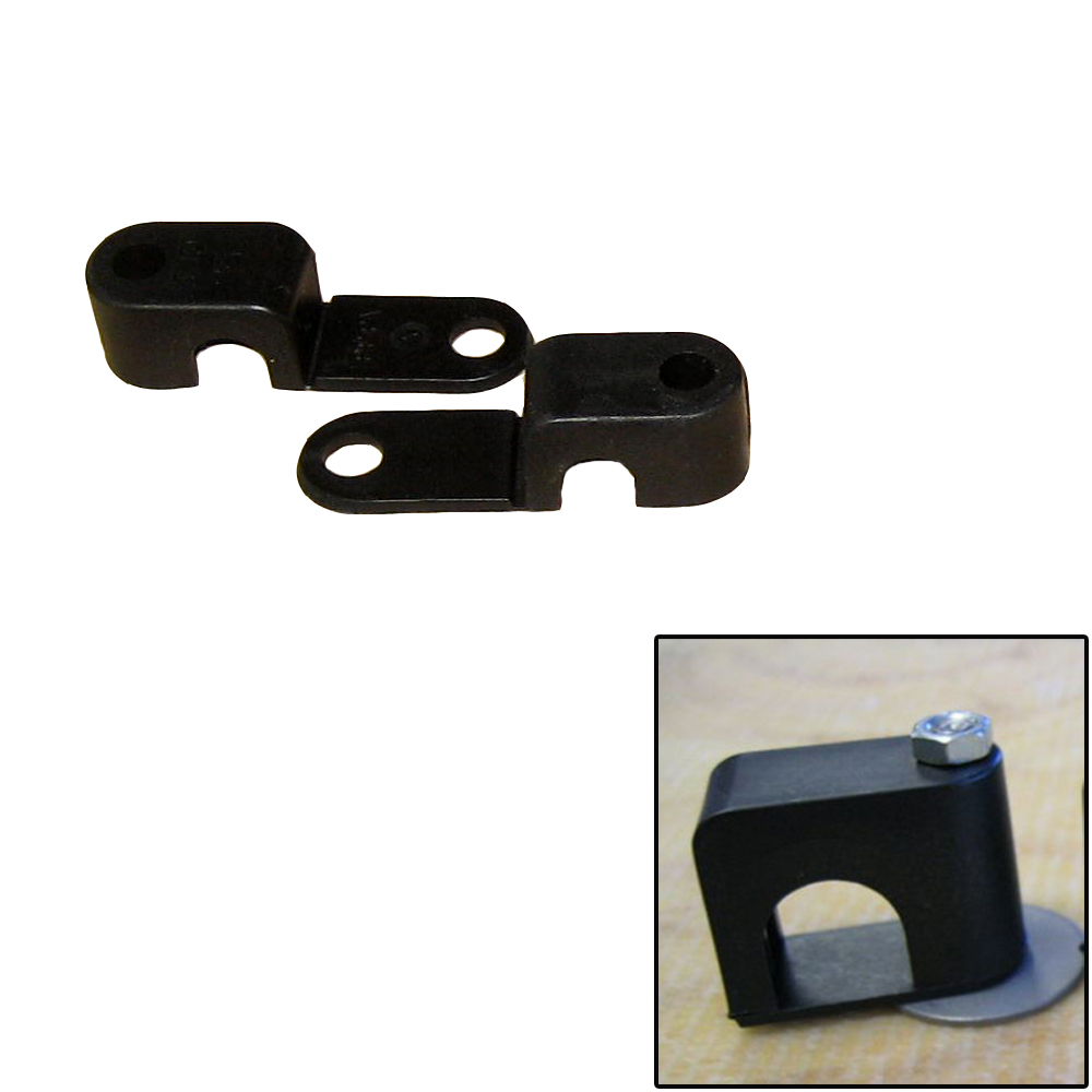 Weld Mount Single Poly Clamp f/1/4" x 20 Studs - 3/8" OD - Requires 1" Stud - Qty. 25