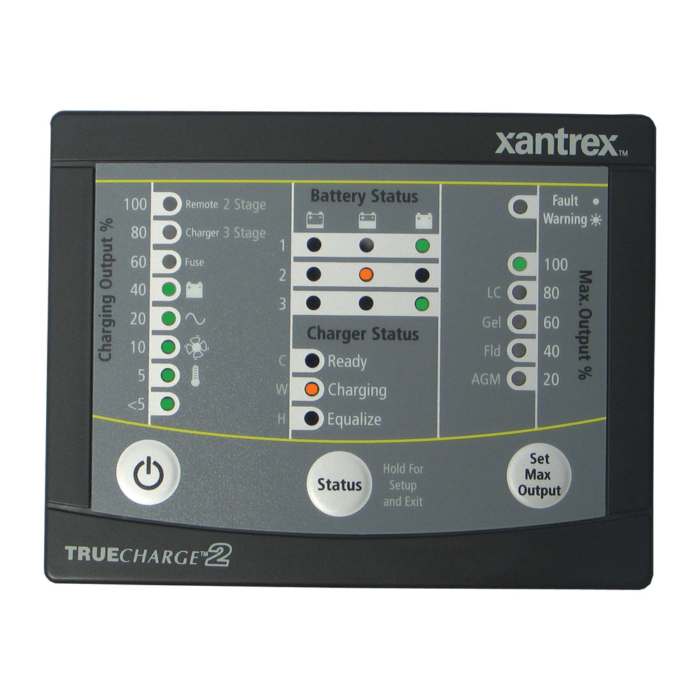 Xantrex TRUE<i>CHARGE</i>™2 Remote Panel f/20 & 40 & 60 AMP (Only for 2nd generation of TC2 chargers)